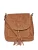 Anna Luchini Brown Rundleer Tas