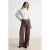 TRENDYOLMİLLA Dames Bruin Effen Wijde pijp Hoge taille Jeans