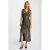 Morgan midi jurk met glitter zwart