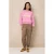 Lofty Manner trui met print – roze