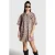 Alix Mini mini jurk met panterprint bruin