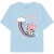 Peppa Pig Regenboogschuif T-shirt voor meisjes (Lichtblauw)