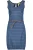 alife & kickin Jurk ‘DojaAK’  blauw / blauw denim / bruin