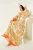 Geprinte V-hals Maxi-jurk