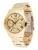 GUESS Analoog horloge ‘Solar’  donkerbruin / goud