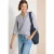 Cecil Dames Blouse met 3/4 mouwen en gespleten hals in linnen in Rood