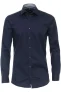 Venti Overhemd blauw, Faux-uni