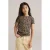 WE Fashion T-shirt met panterprint bruin