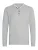 !Solid Shirt ‘Belagos’  lichtgrijs / wit