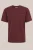 Fundamentals – Heren regular fit T-shirt met embroidery – Regular fit – Donkerrood – Katoen –