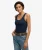 Essential Logo Scoop Hemd Blauw