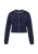 faina Sweatshirt  navy / parelwit