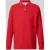 FYNCH-HATTON Regular fit poloshirt met lange mouw met labelstitching