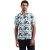 No Excess Shirt short sleeve stretch allover blue