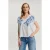 T-shirt met bloemenprint dames Greenpoint