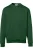 HAKRO 471 Sweatshirt ronde hals donkergroen, Effen