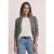 Eenvoudige blazer met reverskraag en patroon