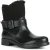 Geox D Rawelle B ABX A Runderleren Dames Zwarte Laarzen.