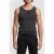 The Kooples Tank Top With Embroidery On The Front Black Washed