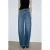 Mango barrel jeans met studs – medium blue denim