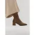 Unisa Langley Enkellaarsjes – Enkelboots met rits – Dames – Taupe –