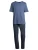 SCHIESSER Pyjama kort ‘Night & Home’  donkerblauw