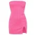 Missy Empire Bandeau-minijurk voor dames (Roze)