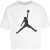 Nike Air Jordan Jumpman cropped T-shirt voor meisjes (Wit)