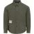 Firetrap Heren-shirt met logo, dik, met lange mouwen (Grijs)