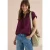 Cecil Dames Blouse met gespleten hals in mousseline in Rood