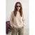 TRENDYOLMİLLA Dames Grijs Effen Lang Oversized Sweatshirts