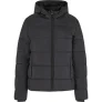 Urban Classics Ladies Short Puffer Jacket With Hood Black