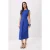TRENDYOLMİLLA Dames Blauw Effen Midi Mouwloos Avond / Dagelijks Bodycon Jurken