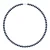 Ketting van echte gekweekte zoetwaterparels semi rond 5-6 mm