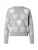 ZABAIONE Trui ‘He44art’  lichtgrijs / wit