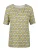 Goldner Shirt  geel / grijs / jade groen / wit