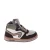 Pinocchio leren sneakers donkerbruin/wit