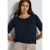 Street One Dames Shirt met boothals in Blauw
