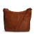 Manfield leren crossbody tas cognac