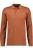 RAGMAN Poloshirt lange mouw Pompoen, Effen