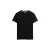 T-shirt met V-hals en geborduurd logo in biologisch katoen Superdry