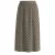 Jupe in viscose all-over bedrukt met zijzakken ruime pasvorm unieuw teak dames s.Oliver