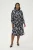 Jurk Loose fit Marine Flower dark blue