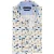 Wit Overhemd Giordano creme blauwe print Regular Fit