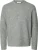 Selected Homme Gebreide Trui Rai Waffle Grijs heren