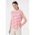 comma linnen top roze