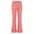 Like Flo flared casual broek roodbruin