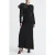 Reiss Savannah Exaggeated Maxi Dress — Black