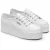 Superga Unisex 2790 Linea Up Down Trainers voor volwassenen (Wit)