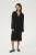 Jersey jurk A-shape black